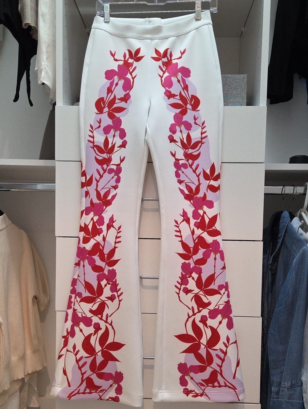 The Cynthia Rowley Bonded Fit and Flare Pant.
